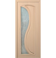 Дверь деревянная межкомнатная Милена дуб беленый ПО